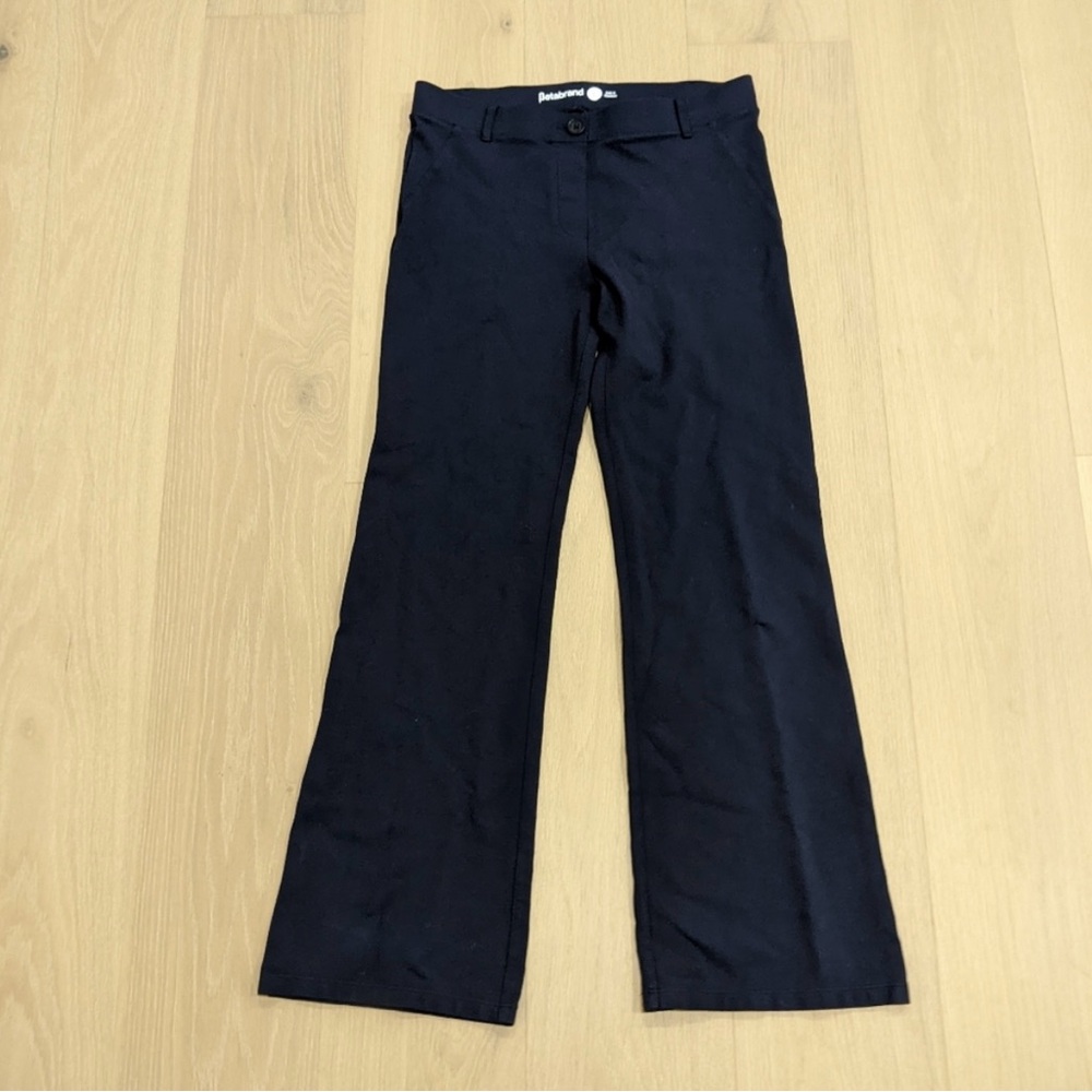 Betabrand Black Boot Cut Pants